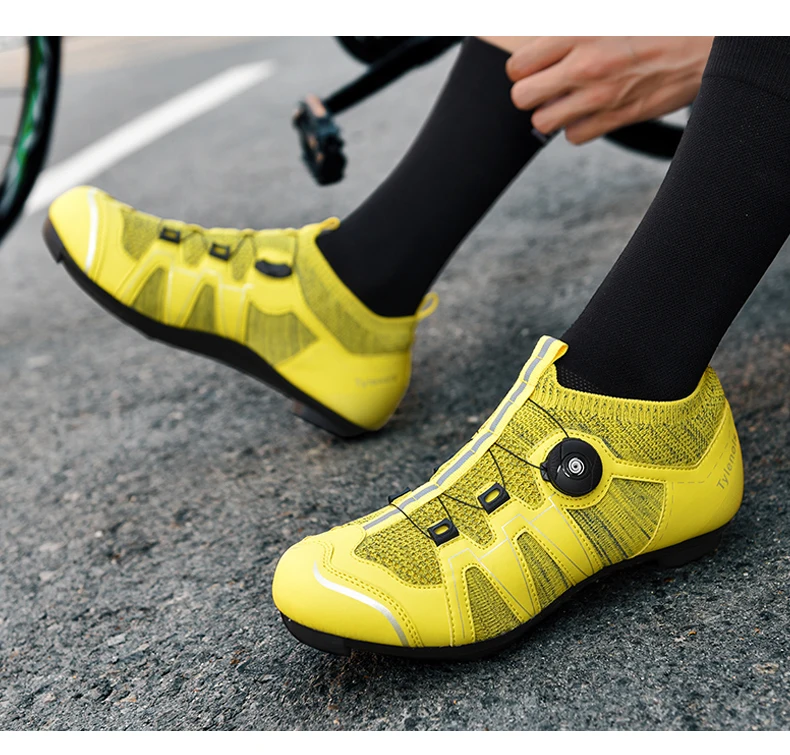 Männer MTB Radfahren Schuhe Atmungsaktive Stollen Rennrad Schuhe Racing Geschwindigkeit Turnschuhe Frauen Mountainbike Schuhe für Shimano SPD SL – Detail 15