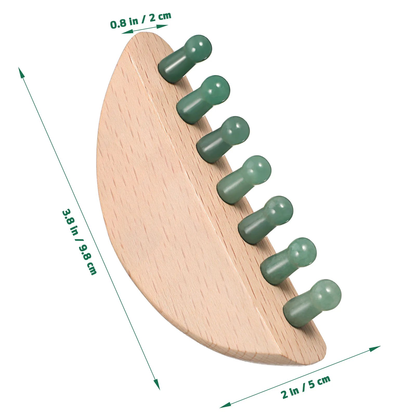 

Scalp Massager Jade Tooth Comb Wooden Handle Hair Massage Tool Scalp Relaxation Comb Head Massager Hair Massage Tool