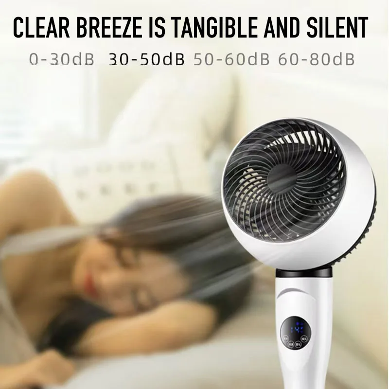 Ventilador enfriador de aire y agua eléctrico con temporizador de Control RC, Material ABS de 50W, ventilador de mesa de humidificación de 120 grados, eficiente