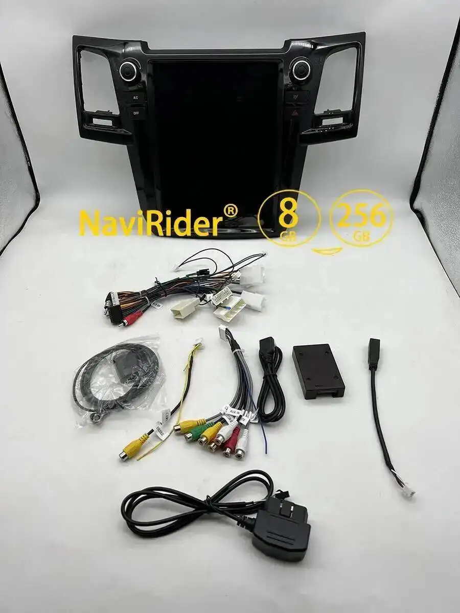 Vertikaler Bildschirm GPS CarPlay Audio Multimedia Video Player Navigation Autoradio für Toyota Fortuner Hilux Revo 2005-2014 Android – Detail 5