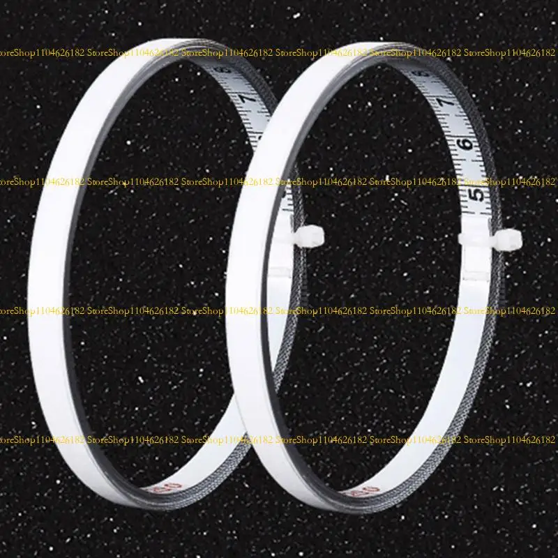 Q2Q4 Workbench Ruler Backed Adhesive Measure Tape Metal Measuring Tool Scale Sticky