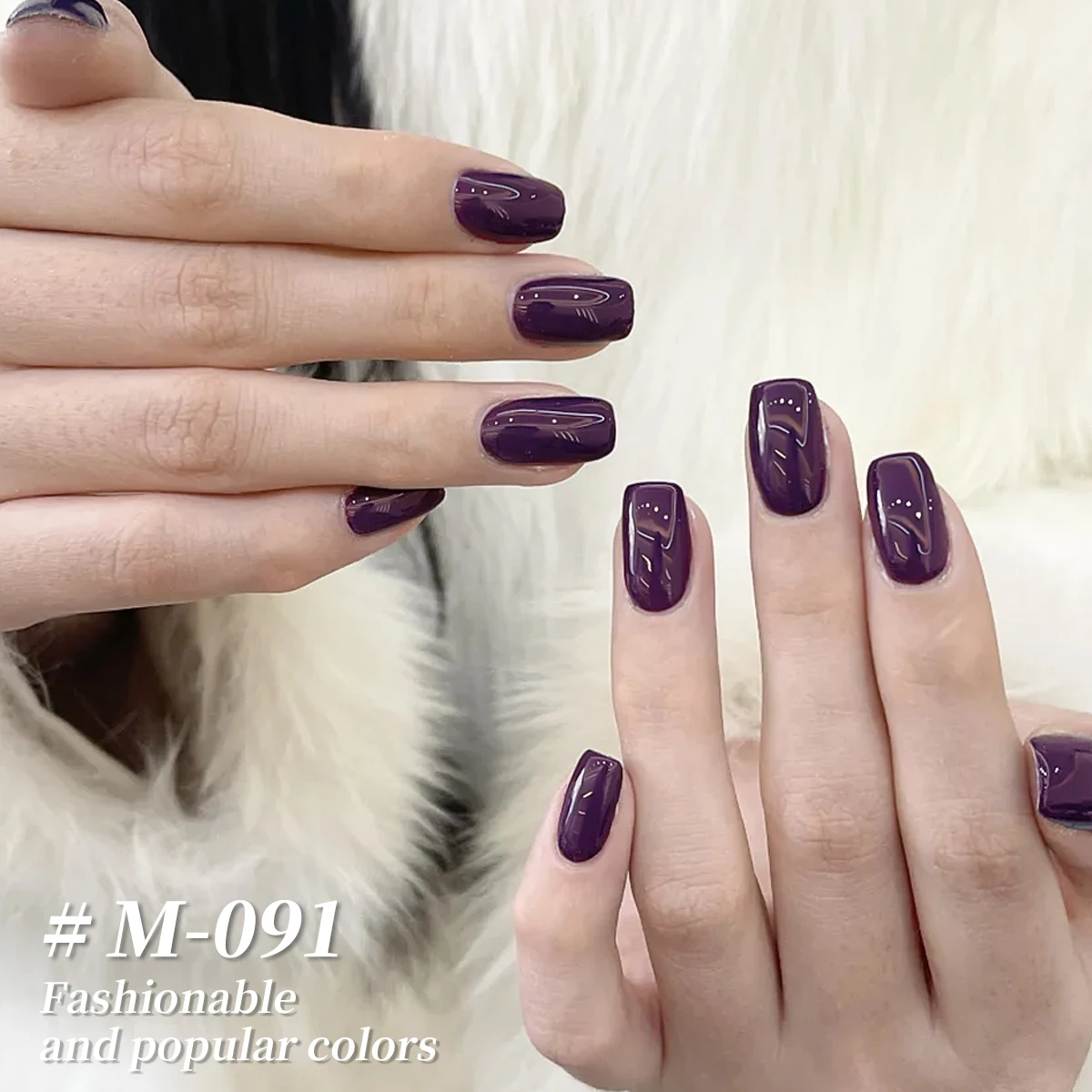 XEIJAYI 15ML สีม่วงเจลเล็บ PURE สีกึ่งถาวรเล็บชุด Soak Off UV เคลือบเงาเล็บ 6 สี