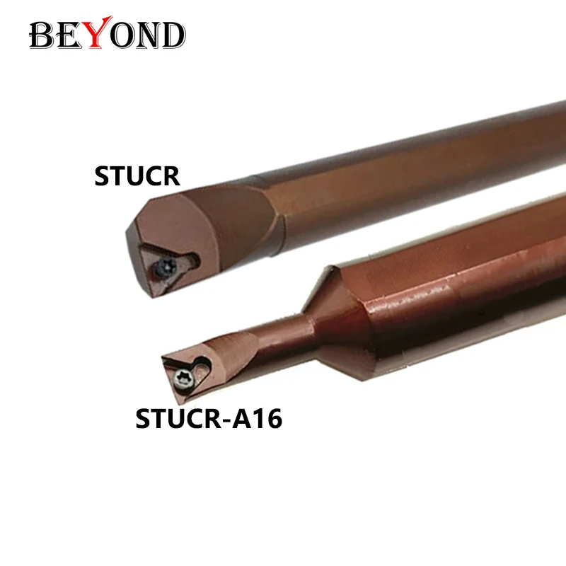 

BEYOND S08K-STUCR09 S10K-STUCR11 S16Q-STUCR16 S20R-STUCR16 S12M-STUCR11-A16 Tool Boring Bar STUCR Lathe CNC Cutter Shank