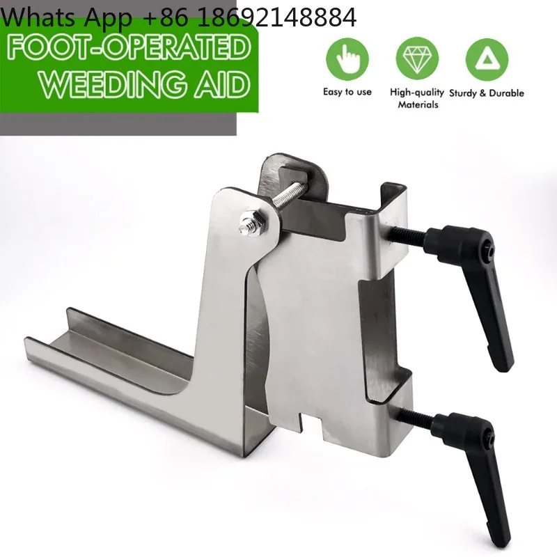 Foot mowing aid portable outdoor garden gardening weeding tool