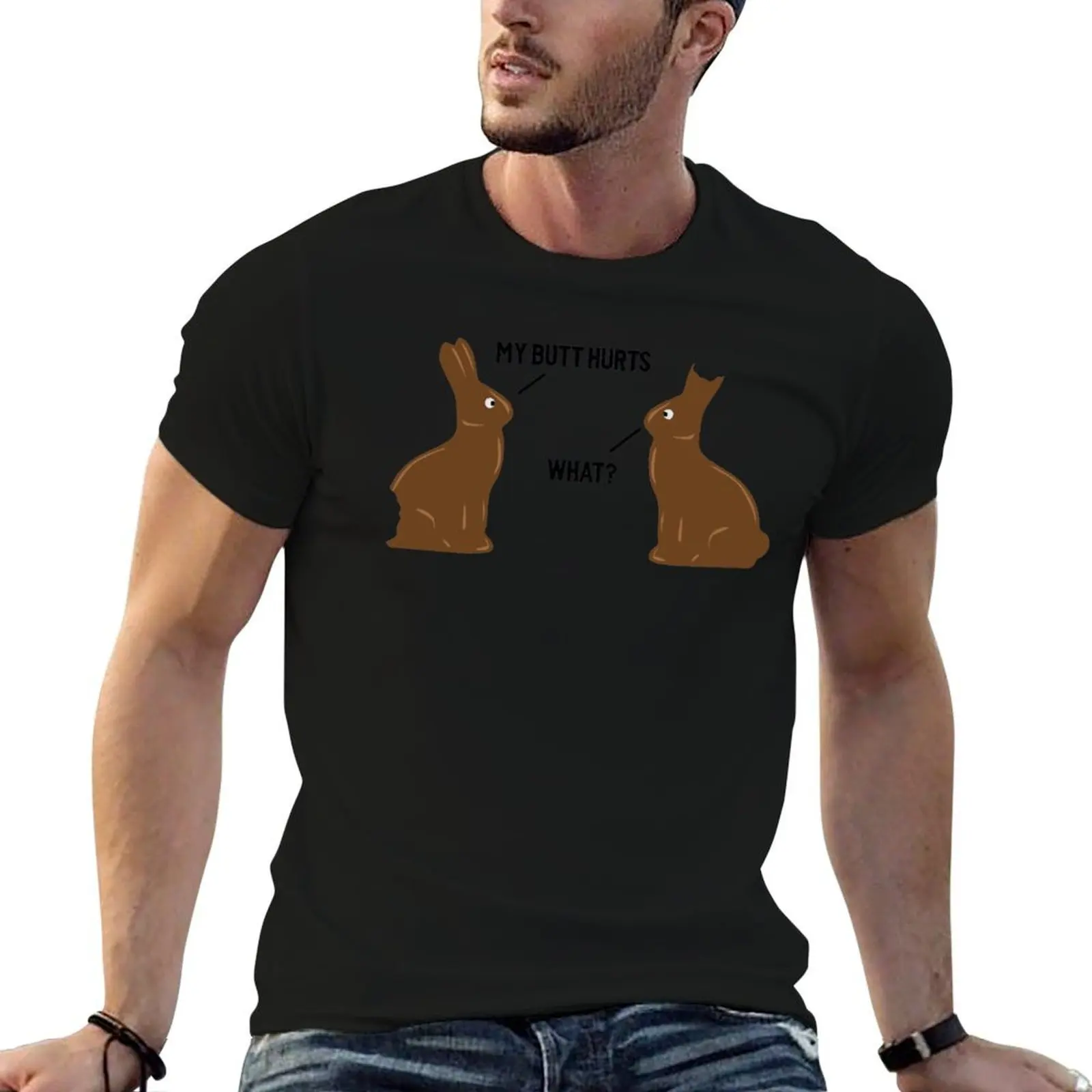 My Butt Hurts , What - Funny Easter T-Shirt customs design your own essential t shirt T-shirts for men cotton