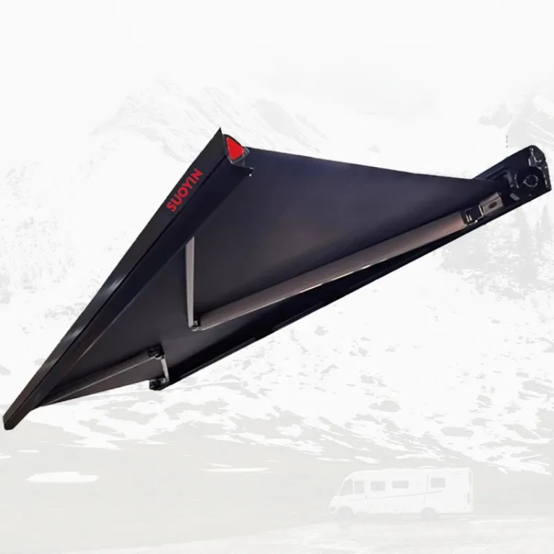 أفضل مظلة قافلة قابلة للسحب من سبائك الألومنيوم المقاومة للعوامل الجوية مقاس 4 × 2 م من أجزاء جسم متنقل RV من الصين #1