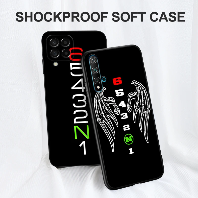 Black Tpu Case For Xiaomi 12 12T lite S X 11lite NE 11i 11T Pro Redmi 10 10A 10C 4G 5G 1N23456 Motorcycle Design