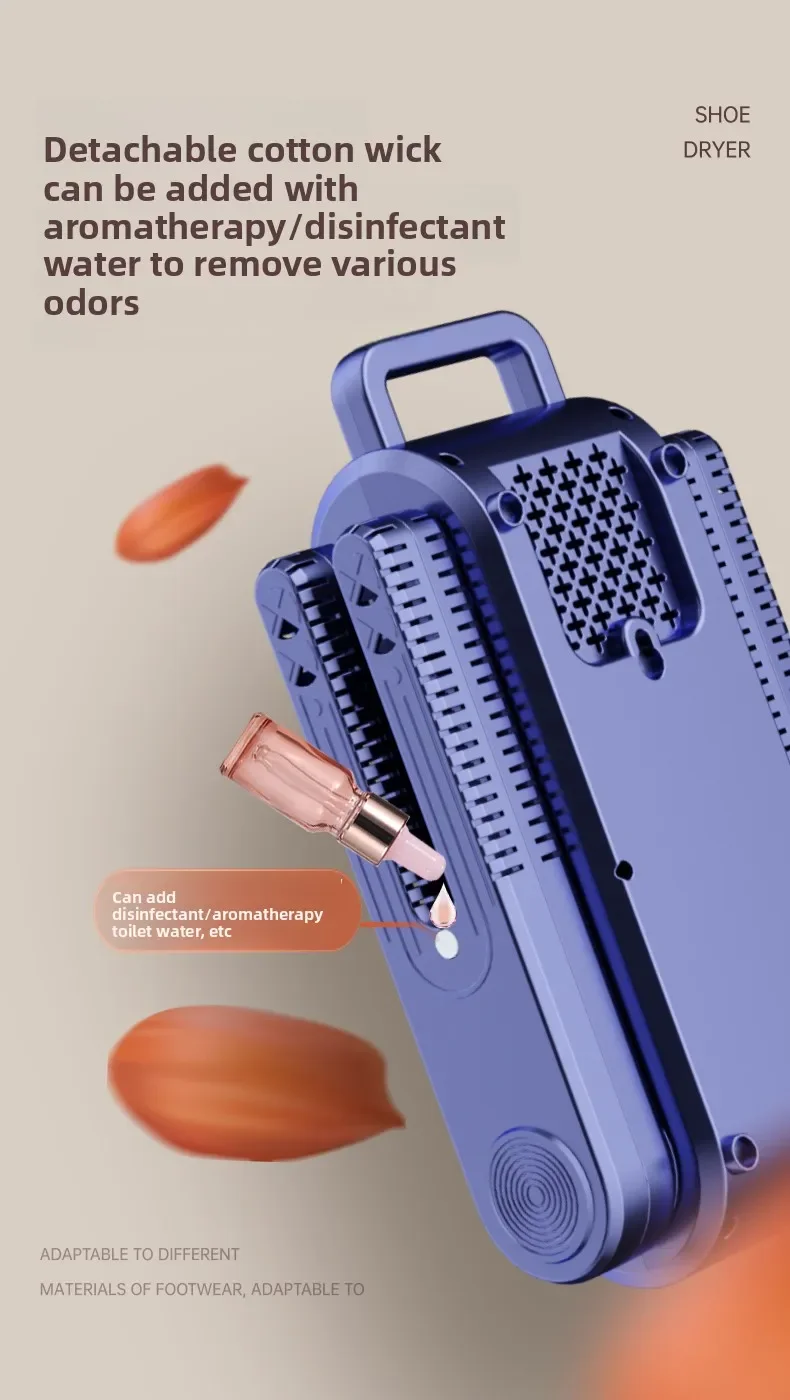 TINSOL Elektrischer UV-Schuh-Trockner, Deodorierender & Sterilisierender Stiefel-Deodorierer, Schnelltrockner mit Heizfunktion – Detail 10