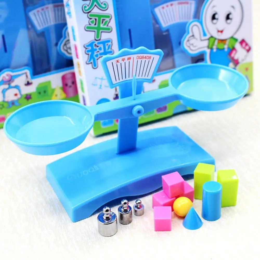 Interesting Plastic Balance Scales School Teaching Aids With Tray Learning Cognition Early Education Children Science