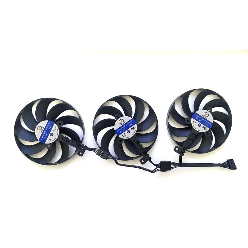 NEW Cooling Fans 3PCS 90MM 7PIN CF9010U12D For ASUS TUF RTX 3060 Ti 3070 3080 3090 OC GAMING Graphic Card Fans