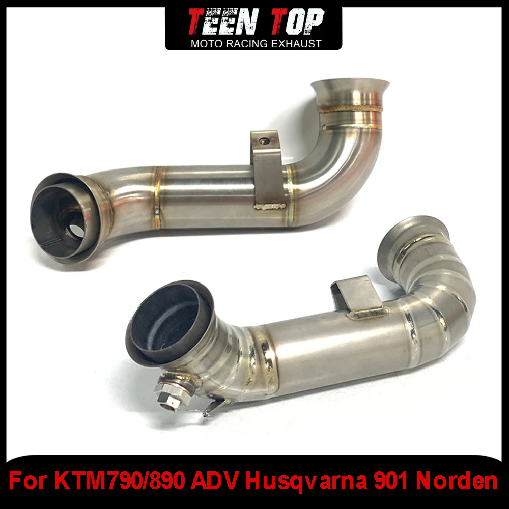 

Titanium Alloy/Stainless Steel For KTM 790 890 ADV Decat Pipe Middle Link Pipe Motorcycle Exhaust Connection Pipe 890 DUKE