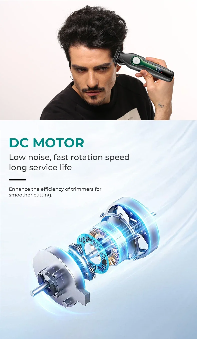 Trimmer Professional Hair Clipper Electric Barber Cordless Hair Cutting Machine
