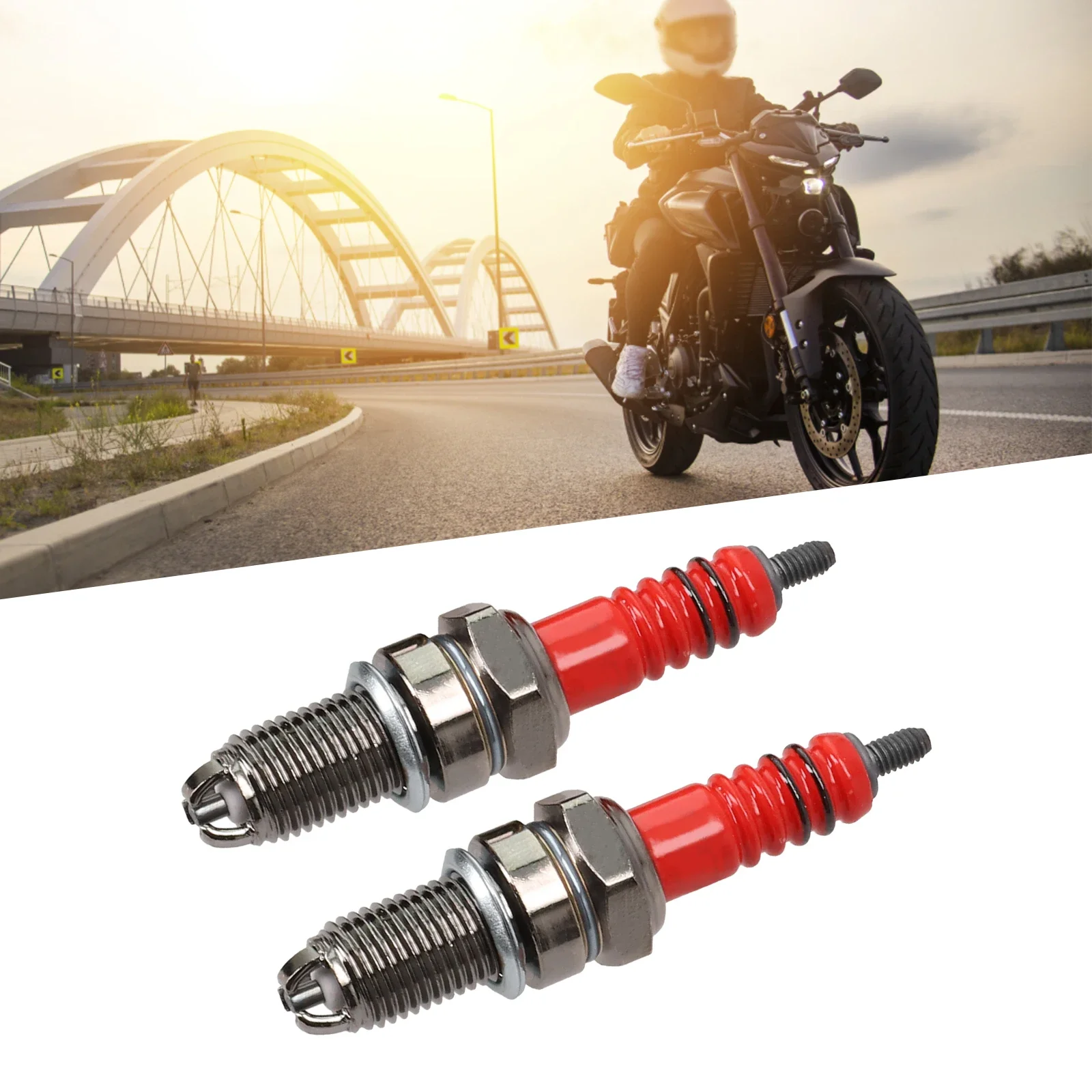 

2 X Spark Plug For D8TC 125cc 150cc 200cc 250cc CG125 CF250 CH250 ATV GY6 Dirtbikes Off-road All-terrain Vehicle Motorcycle