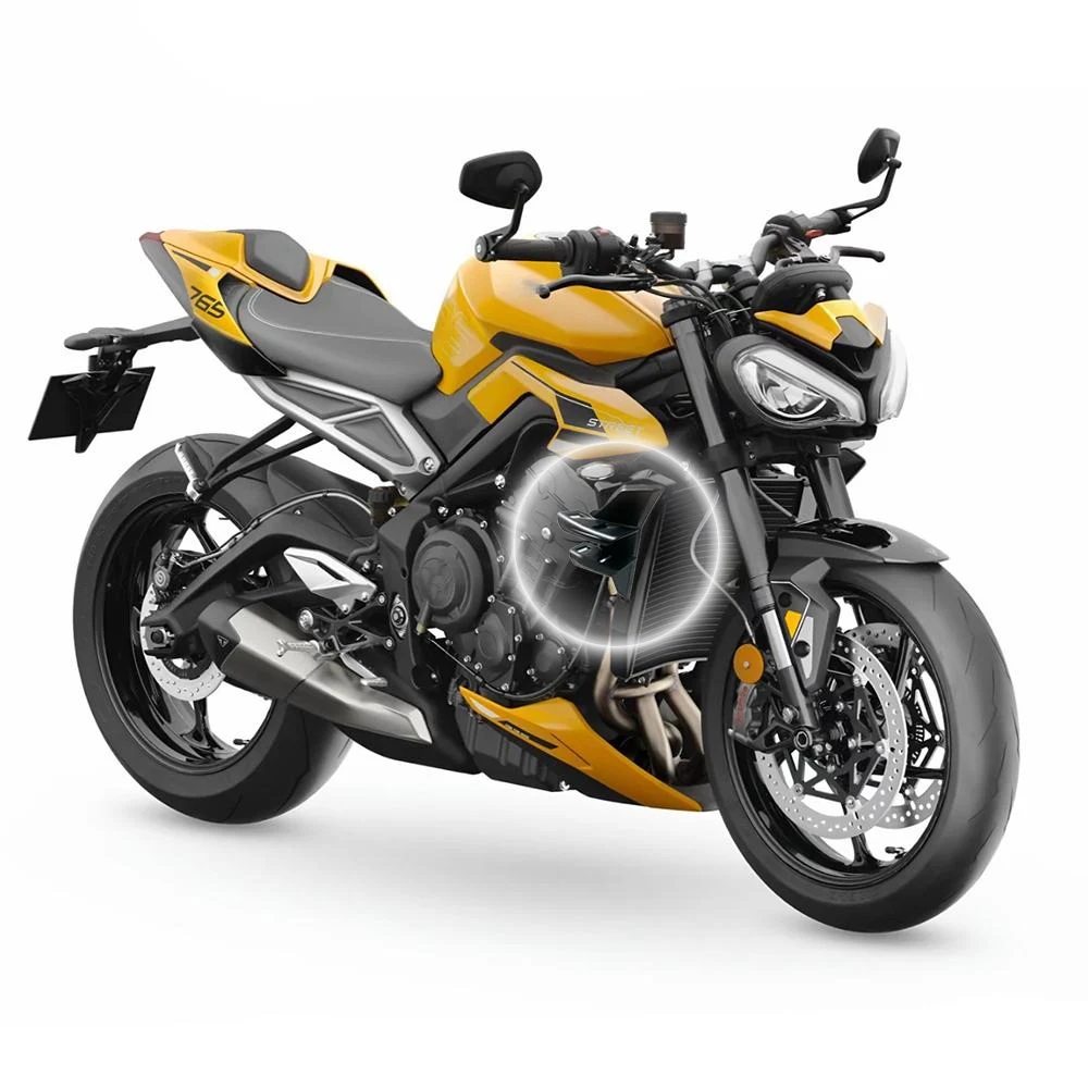 

For Triumph Street Triple 765R 765RS 2023 2024 2025 Side Fairing Side Spoiler Motorcycle spoiler Aerodynamic Winglet Fixed Wing