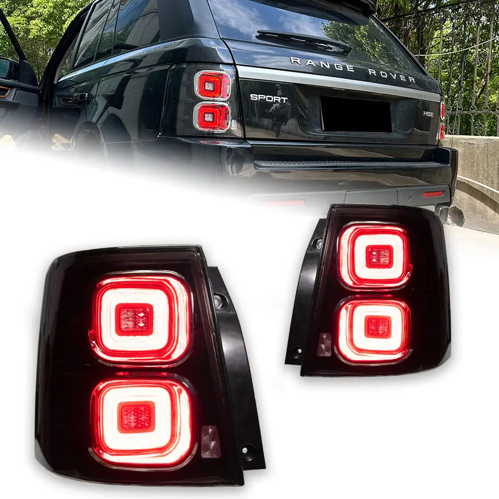 

LED Tail Lights for R Rover Sport 2005-2013 Upgrade Clear Lens Plug Lighting Systems Rear Light Taillights New Condition