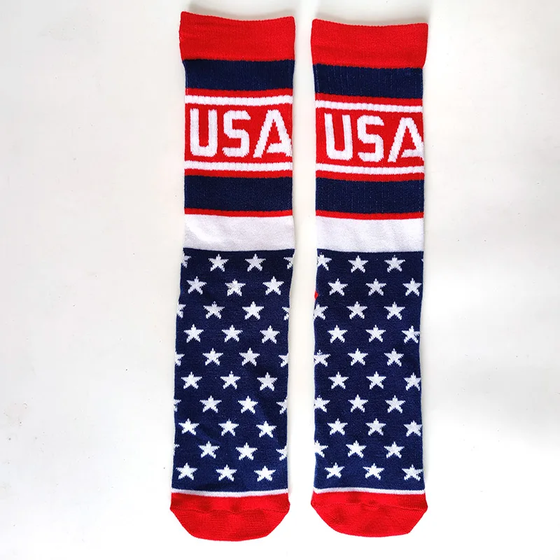 Men Socks With Statue of liberty Eagle/Map/USA Letters Pattern High quality fabric Novelty Hip Hop Trend Socks