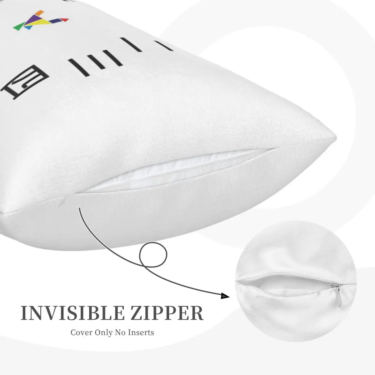 Chinese Number Rectangle Pillowcase Cushion Cover Decorative Bedroom Bed Home Comfort Throw Pillow