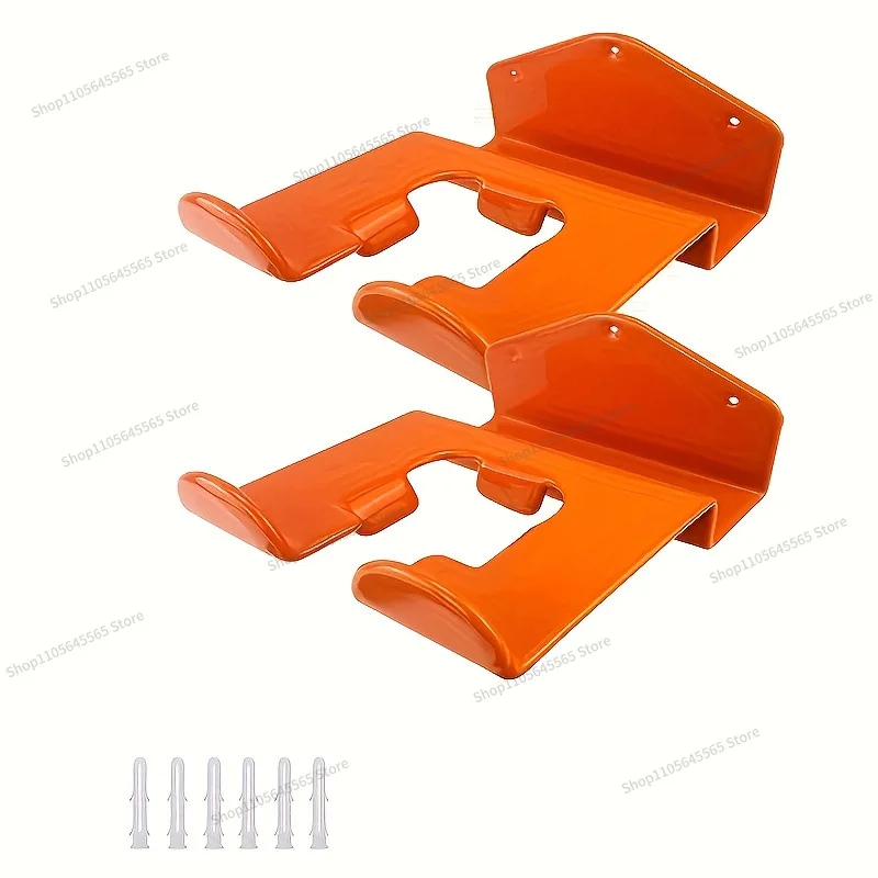 For 1-2 Piece Heavy Duty Lawn Mower and Lawn Mower Bracket - Orange, Wall Mounted Garage Storage Rack