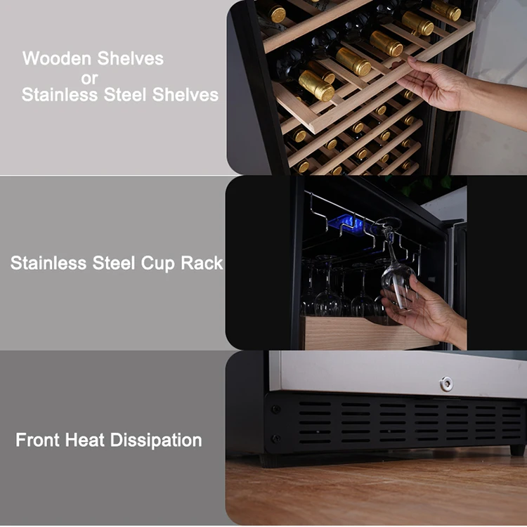 Electric Wine Beverage Beer Refrigerator Cabinet Fast Cooling Wine Bottle Chiller Drink Cooler Storage Wine Cellar view 6