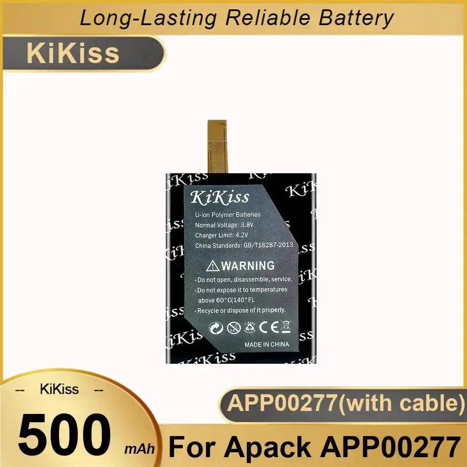 

For Apack APP00277 500Mah With Cable High Compatibility Smart Watch Battery