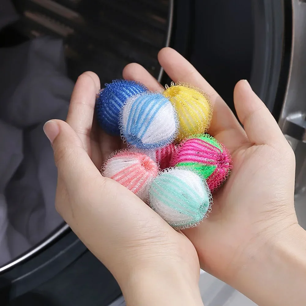 

Magic Laundry Balls Anti-winding Washing Machine Ball Hair Remover Laundry Ball Fluff Cleaning Lint Fuzz Grab Pet Dogs Cats Hair