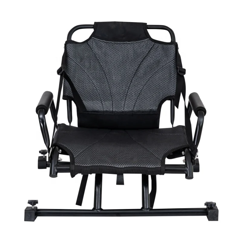LSF 2026 New Heighten Widen  13cm Aluminum Swivel Chair  Rotating Chair with Brake for Widest Modular Kayak Model Kingfisher
