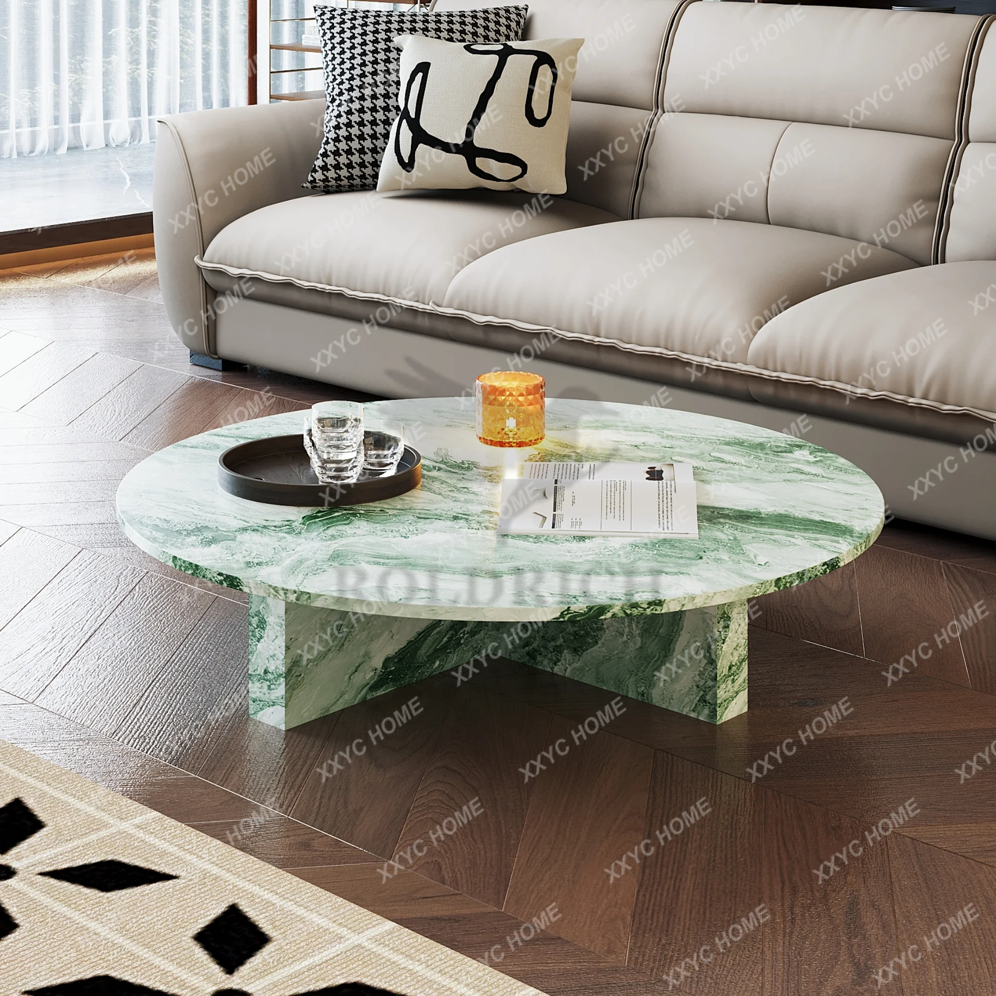Organizer Floor Coffee Table  Glam Clear Display Coffee Table Aesthetic Unique Tavolino Da Salotto Furniture Accessories