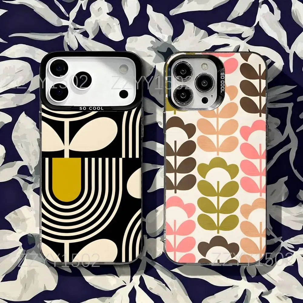 

Multi Stem Orla K-Kiely Folio Matte Finish IMD Phone Case for iPhone 17,16,15,14,13,12,X,8,Pro,Max,Plus,SE4,Air,Mini