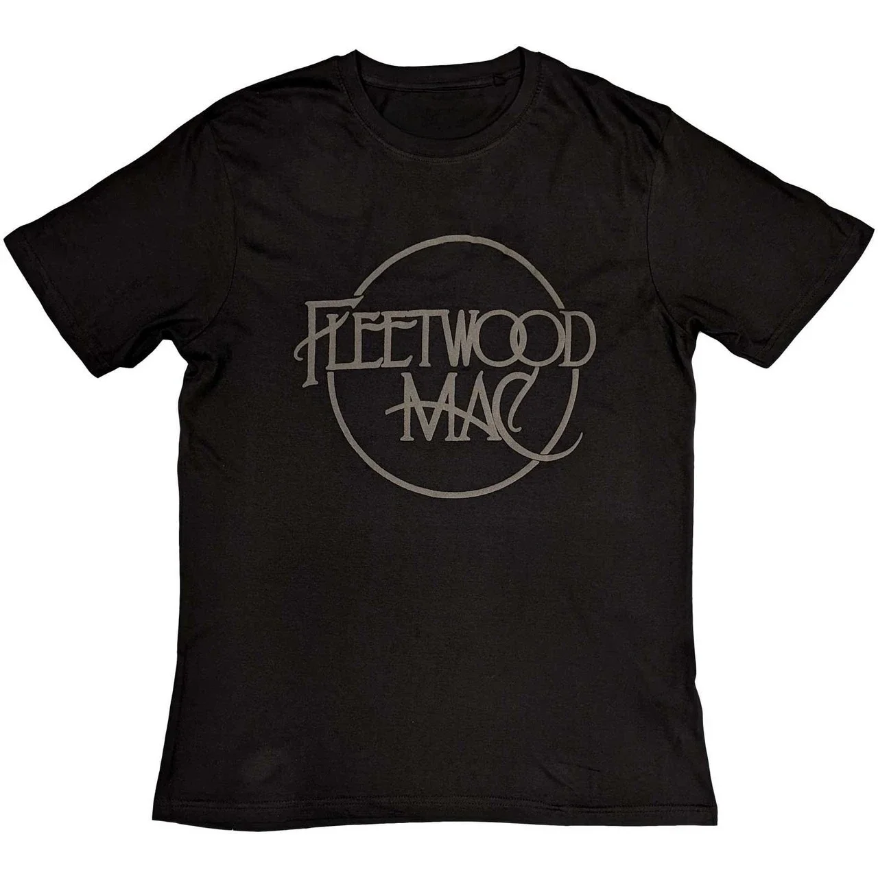 Fleetwood Mac Band Classic Logo Graphic Print Men's and Women's Loose Short Sleeved T-shirt for Casual Wear All Year Round