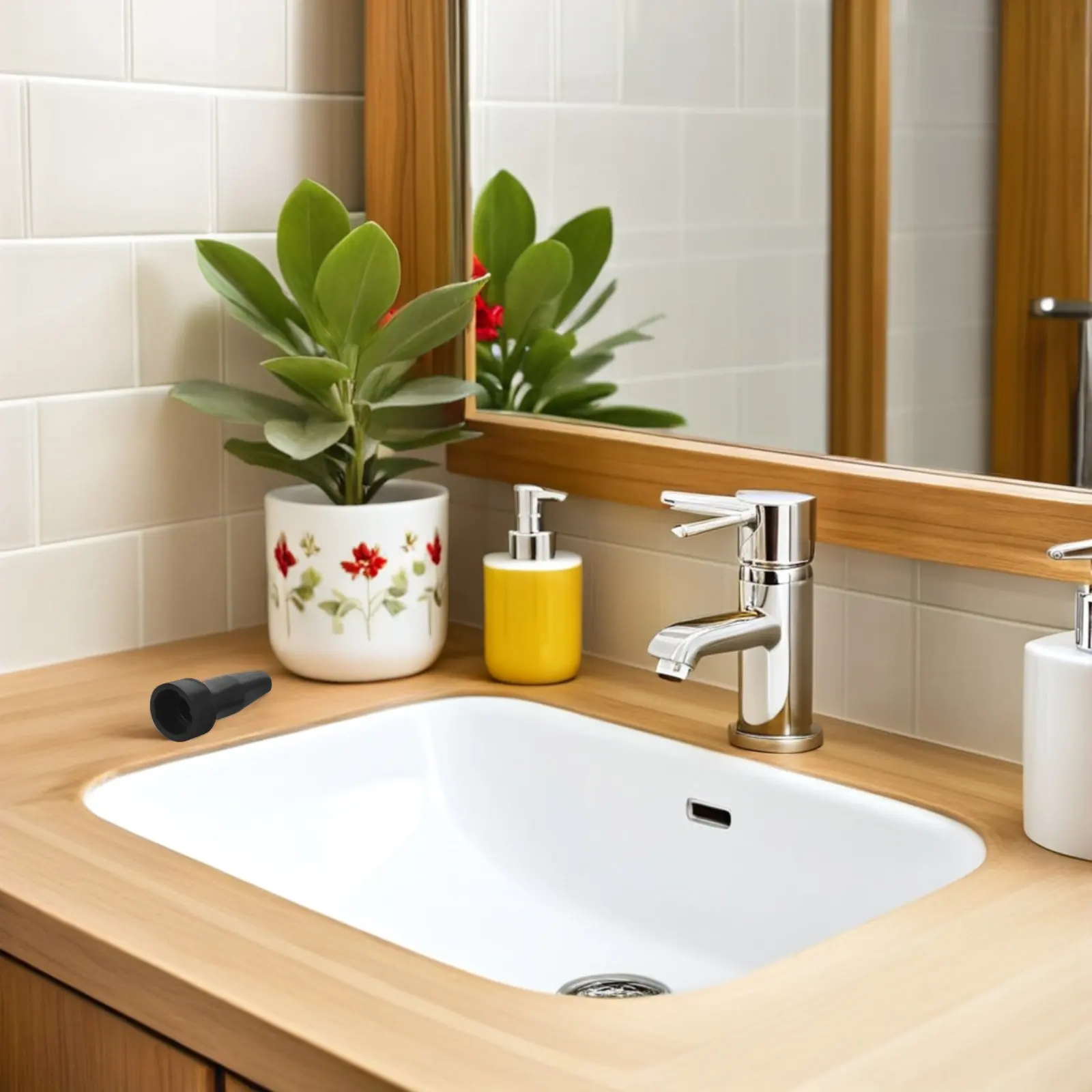2Pcs Rubber Pump Head Replacement Soap Dispenser Parts Leak Proof for Hotel Bathroom Wall Mounted Liquid Soap Dispensers