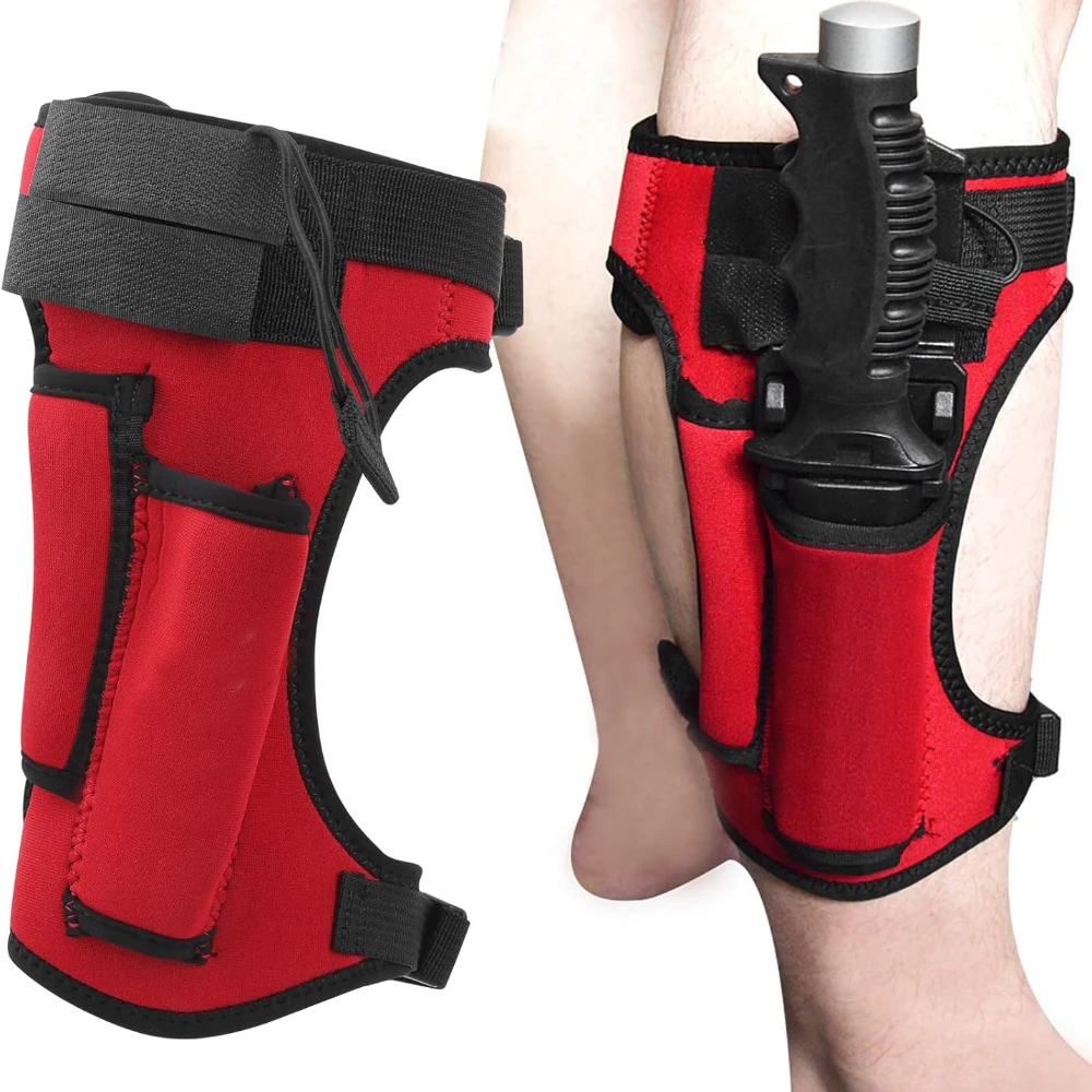 2026 Adjustable scabbard neoprene scuba diving knife wrap sheath strap leg rack diver safety gear rack