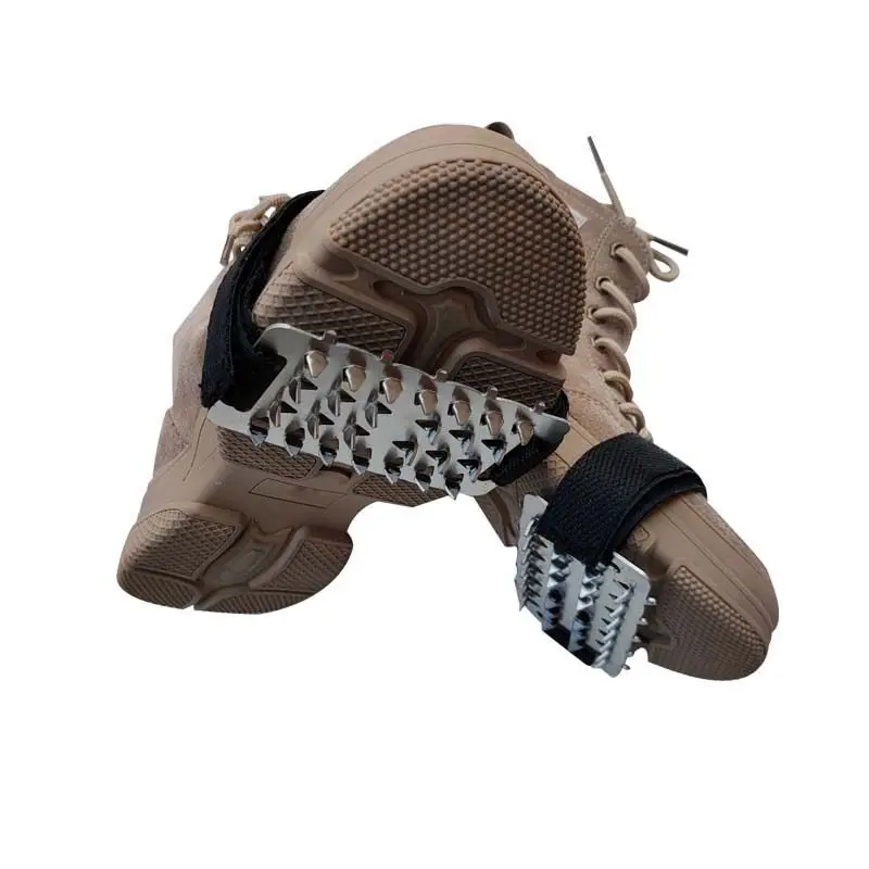

Average size 26-tooth crampons Snow Township large anti-skid shoe cover, all-terrain snow icy muddy road anti-drop shoe nails
