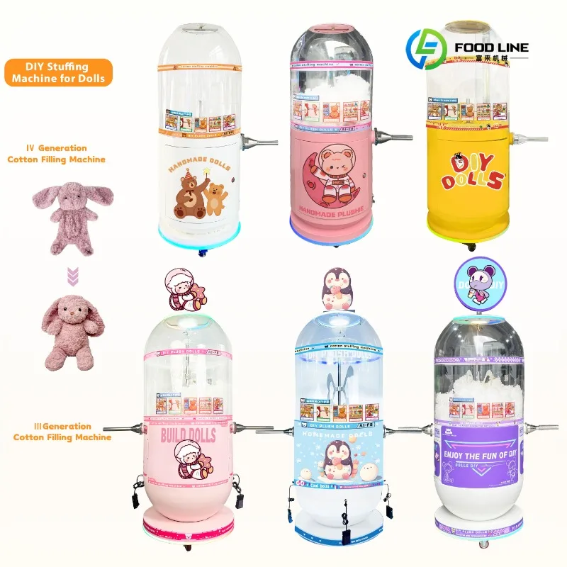 2026 New FL Stuffing Machine for Plush Toys Portable Build a Bear Workshop Supplies for Children Events Fast Stuffing custom