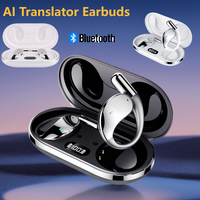 AI Translator Earbuds 3-in-1 Language Translation Earbuds Bluetooth-Compatible 5.4 Translation Earphones Fit for Android and iOS