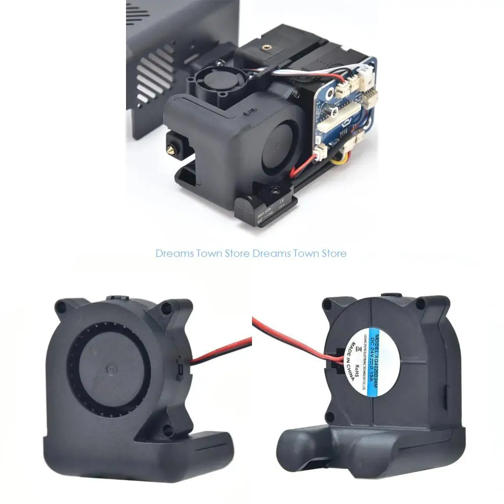 

HX6A DC24V 0.15A 4020 Blower Fan Efficient Cooling Radiator Quiet Operation For Airflows Printer Heat Dissipation