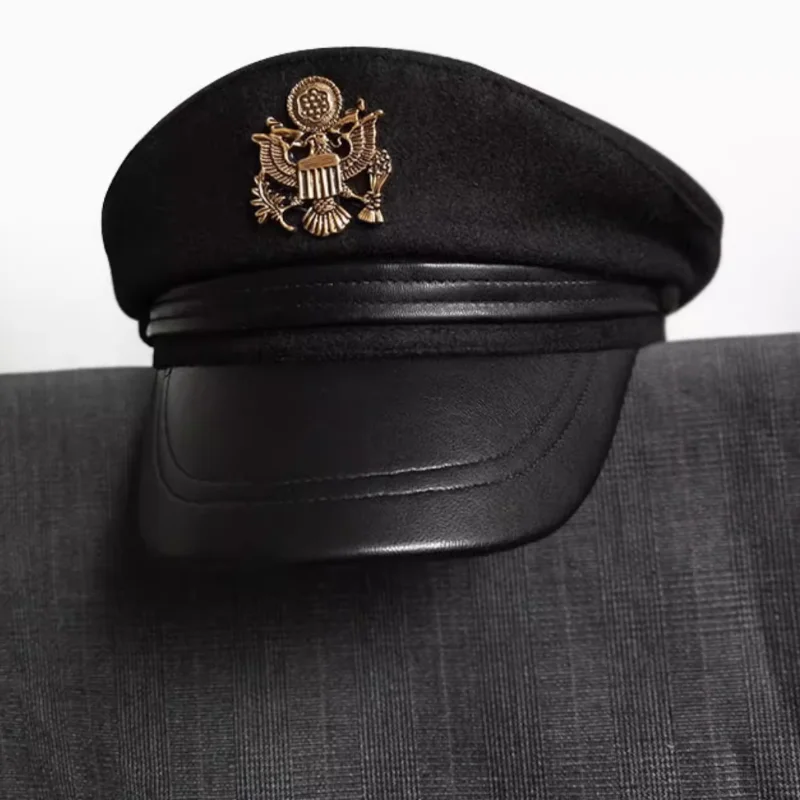 European and American Autumn and Winter Navy Style Duckbill Hat Warm Newsboy Hat Clam Shell Hat