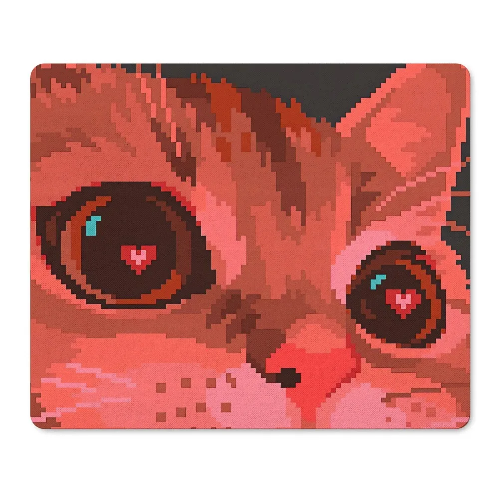 

Уникальный коврик для мыши с дизайном в виде кошачьего сердца — идеальный подарок для любителей кошек