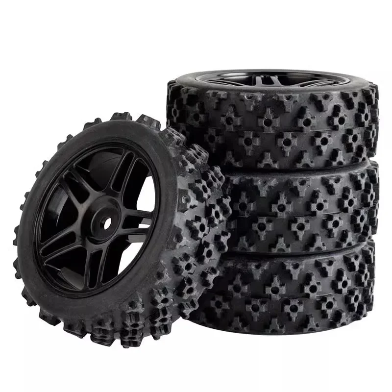 Wheel Rim Rubber Tires Tyres for Wltoys for HSP 1:10 1:12 1:14 1:16 RC Car Parts Model Accessories RC Car Wheel Rim and Tires