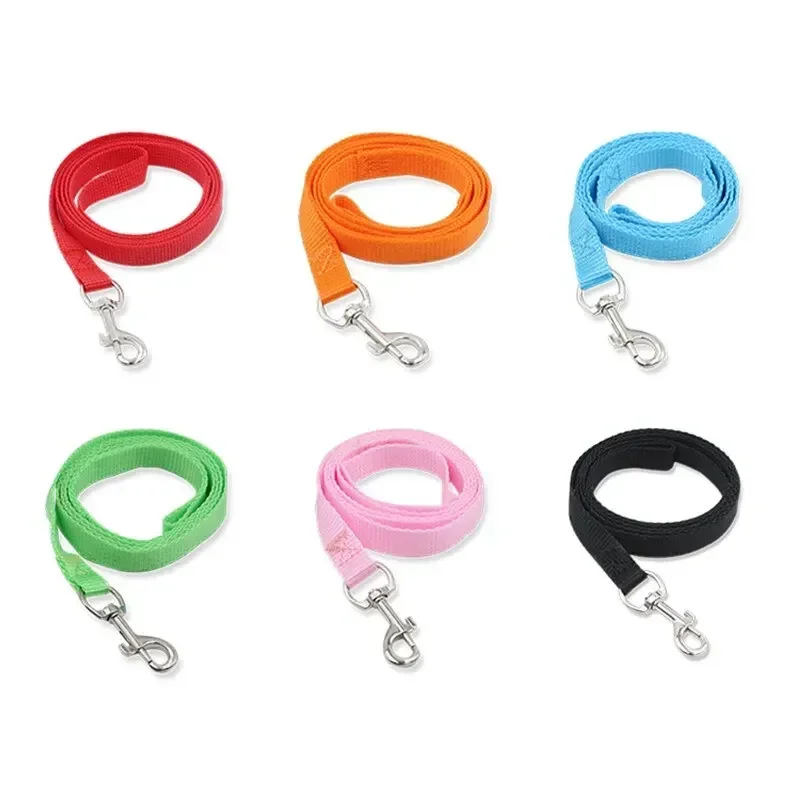 120cm*1.5cm Nylon Dog Leash for Small Medium Large Dog Outdoor Running Walking Training Safe Pet Dog Band Collar Harness Leash