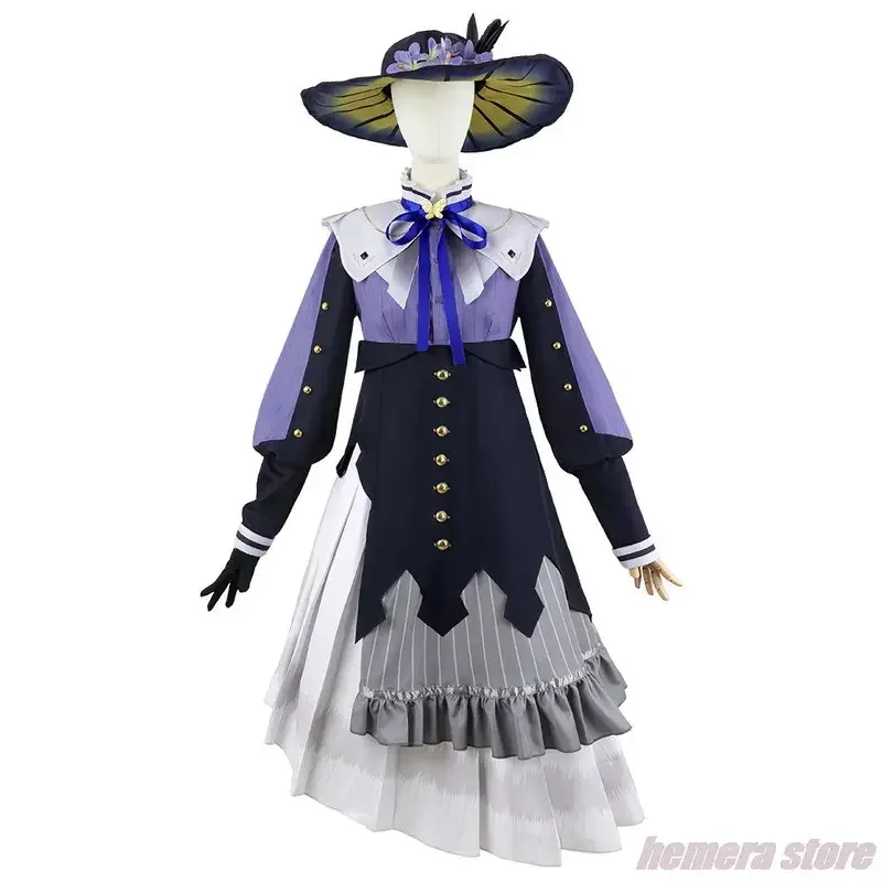 Game pjsk yoisaki Kanade lolita dress cosplay costume Halloween outfits women dress project Sekai anime suit