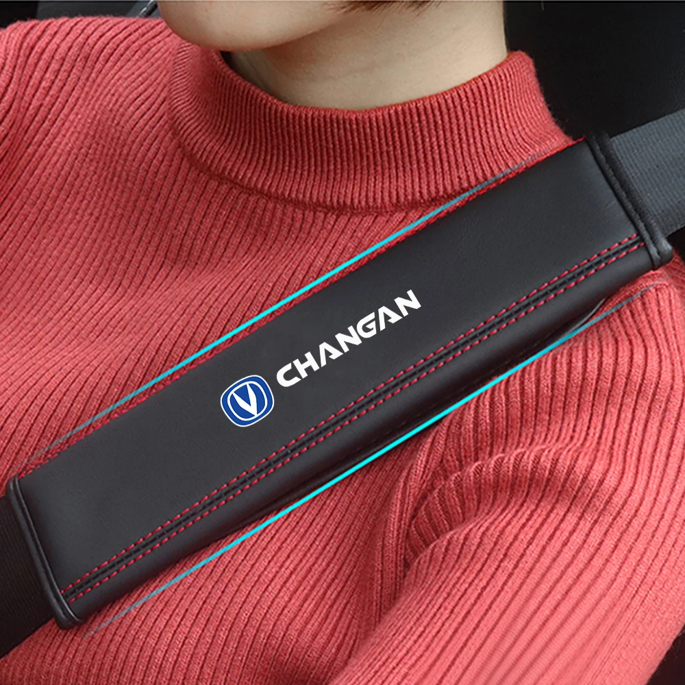 

1Pcs Car Seat Belt Safety Shoulder Cover Protection Seat Belt Padding for Changan CS95 CS85 CS75 CS55 CS35 CS15 CX70 UNIV iDD