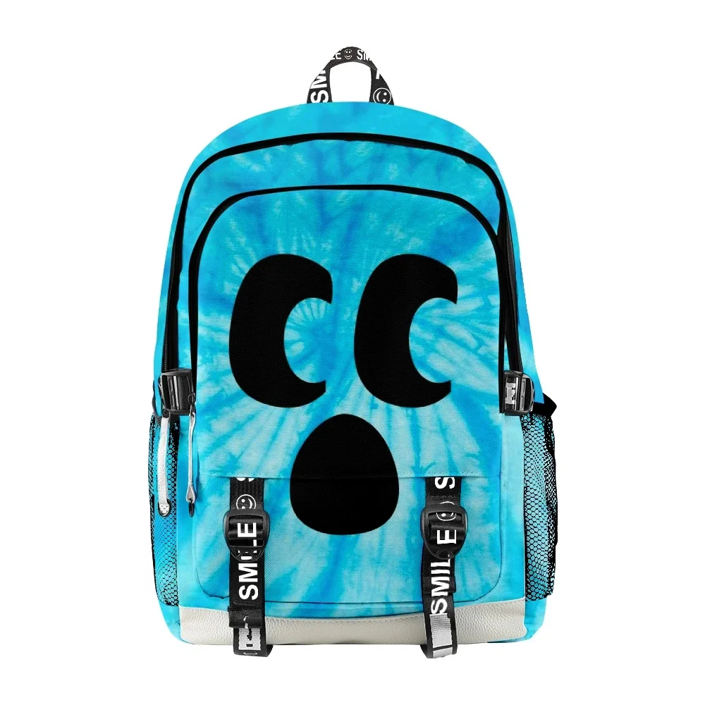 Diamond Craftee Face Tie Dye mochila para niñas y niños, mochilas de Anime de viaje para adolescentes