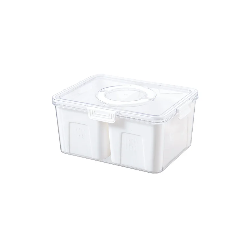 

New vegetable and fruit crisper, creative portable compartment, refrigerator storage box, kitchen refrigerator finishing box