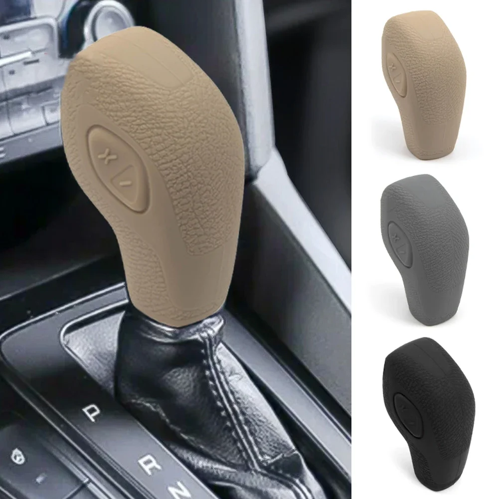 Car Silicone Gear Shift Knob Cover for Ford EcoSport Escape Fusion C-Max Energi Wagon Fiesta Focus Transit Van Escort Mondeo