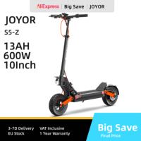 JOYOR S5-Z Foldable EScooters 600W Motor 48V13Ah Battery Adjustable Height Electric Scooter Adult 10*3.0 Widen Tires E-Scooter