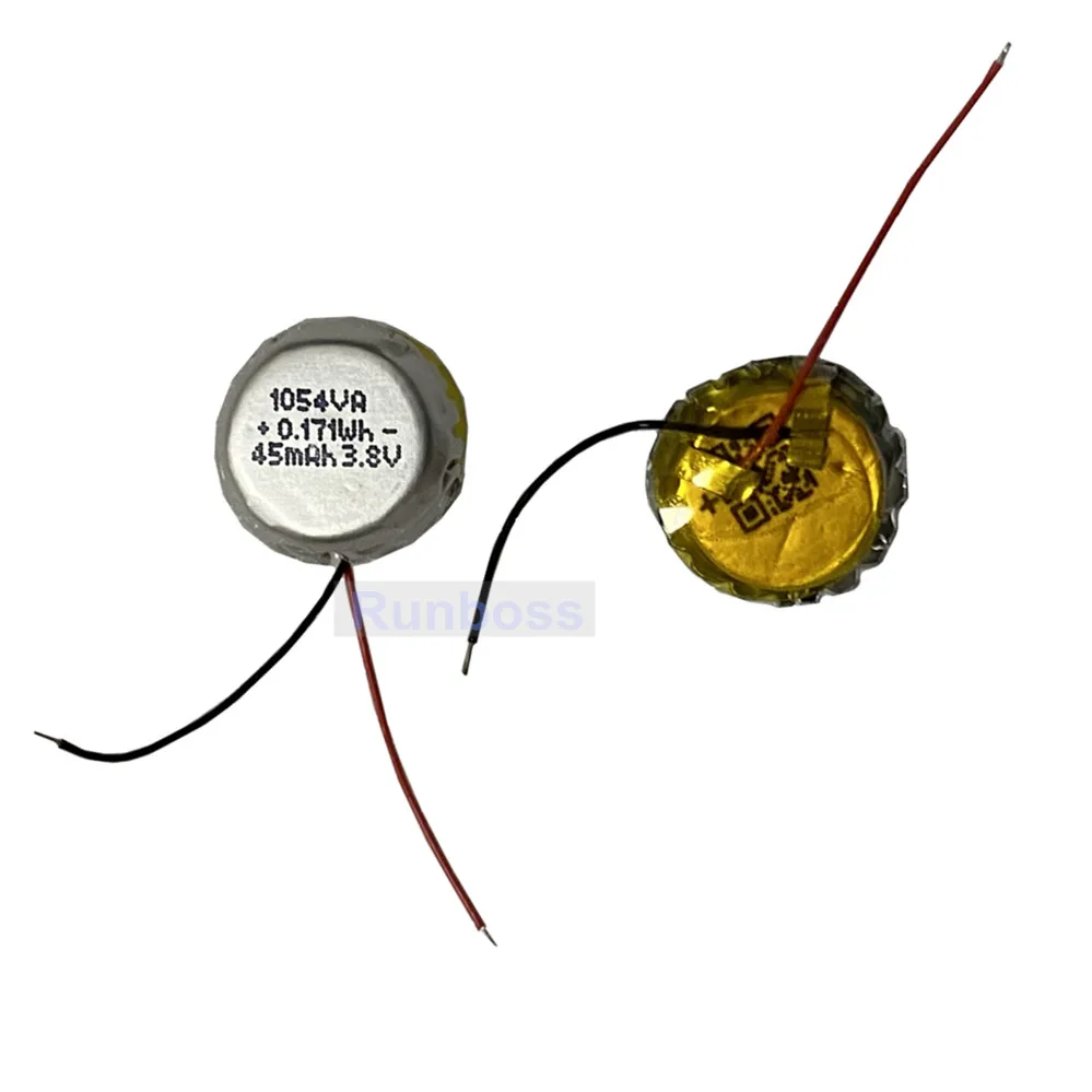 2PCS/Lot 3.8V 45mAh 1054 Battery For JBL X600TWS X600 TWS Gaming Earbuds Handsfree Airpods