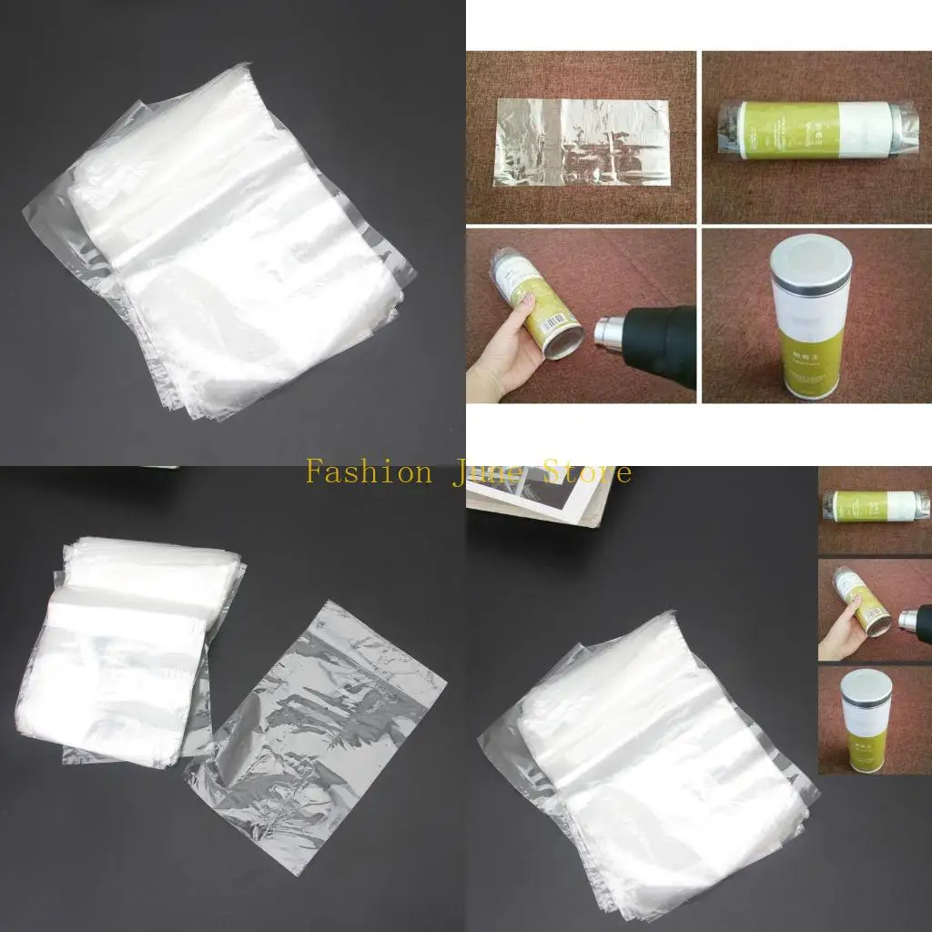 

N5KA 100 PCS Тепловой обертка прозрачная крафтная упаковочная бумага для корзин букет