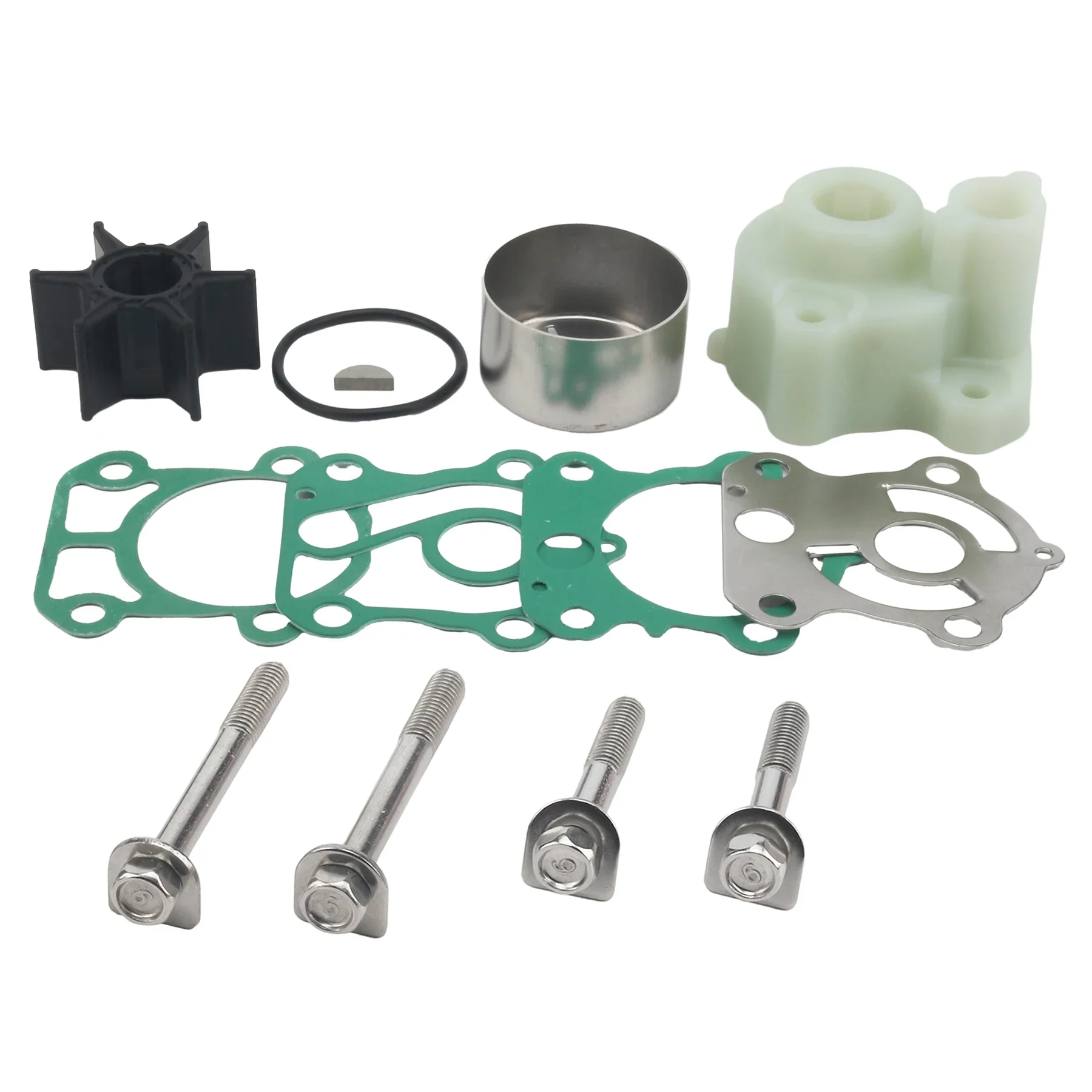 692-W0078-00 Kit de reconstrucción de bomba de agua con carcasa para Motor de barco fueraborda Yamaha 2 Str 60 70 75 85 90 HP 18-3370