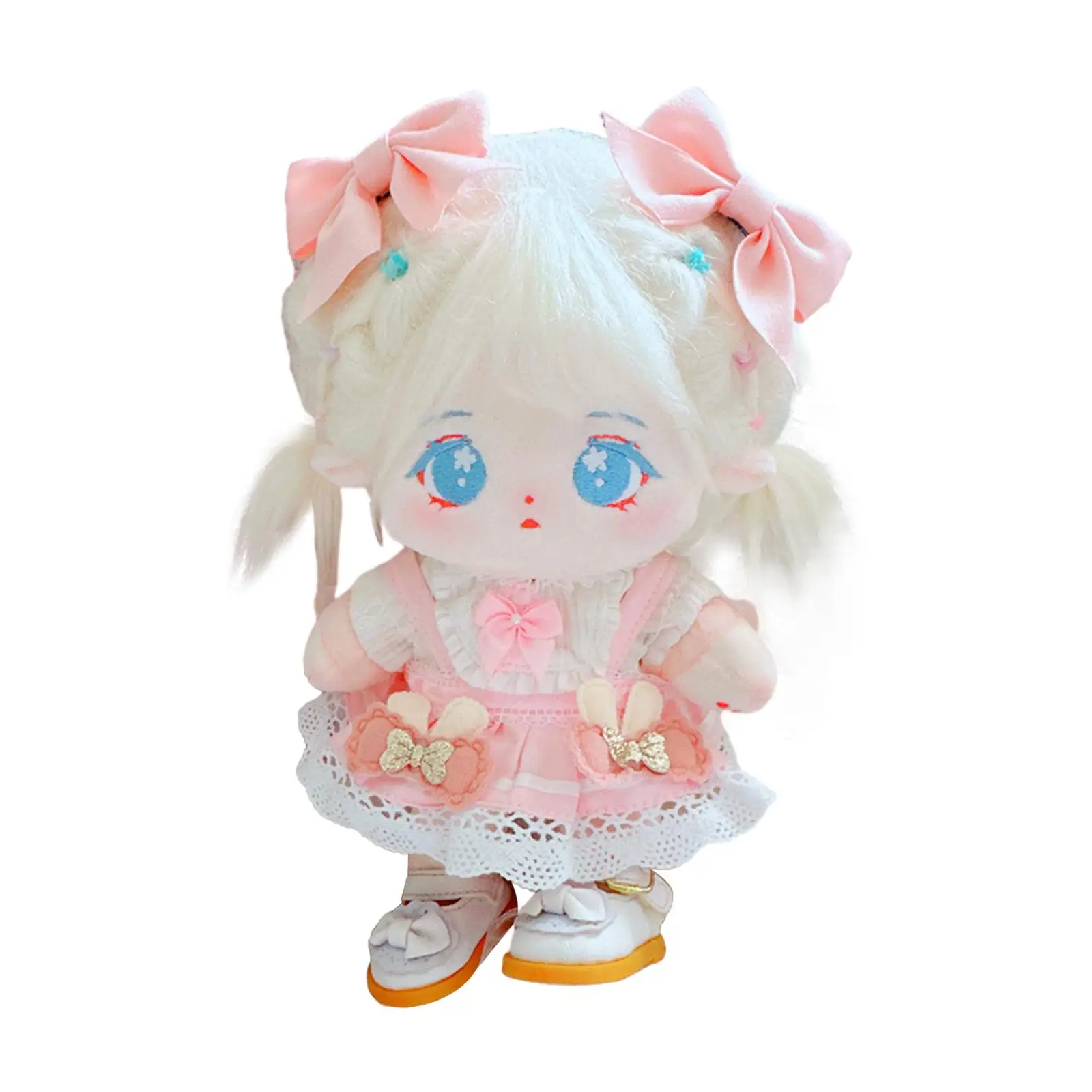 Mini Dolls Blue Eyeballs Cute Surprise Face Girls Miniature Pocket Dolls for