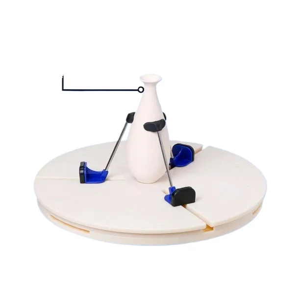 

Ceramic triangle triangle trimming clip automatically finds the center teaching artifact vase bowl cup novice tool